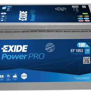 Exide Professional Power 12V 185Ah 1150A EF1853  nabitá autobaterie + reflexní páska 44 cm