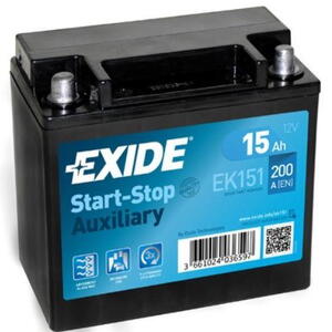 Exide Start-Stop Auxiliary 12V 15Ah 200A, EK151