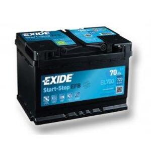 Exide Start-Stop EFB 12V 70Ah 720A EL700