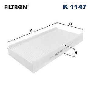 Filtr, vzduch v interiéru FILTRON K 1147