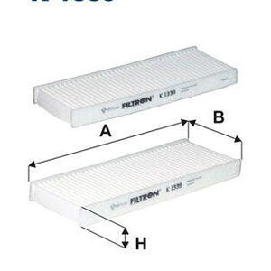 Filtr, vzduch v interiéru FILTRON K 1339-2x