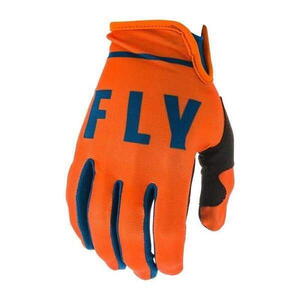 FLY RACING LITE 2020 rukavice na motokros, barva oranžová navy 3XL