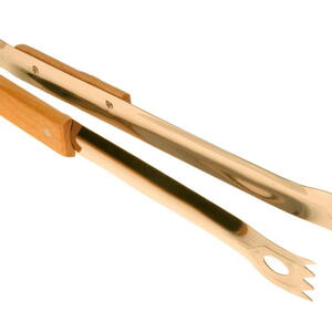 Grilovací kleště dřevo/nerez 38cm  FESTA