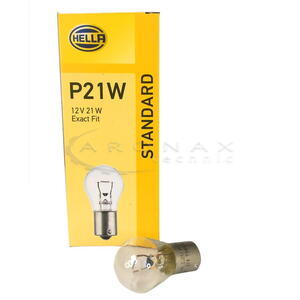 HELLA Žárovka 12V/ 21W BA15s  P21W
