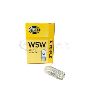 HELLA Žárovka 12V/  5W W2,1x9,5d  W5W
