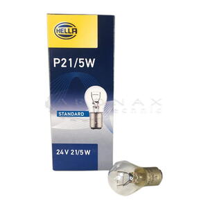 HELLA Žárovka 24V/ 21-5W BAY15d  P21/5W
