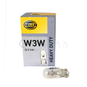 HELLA Žárovka 24V/  3W W2,1x9,5d  W3W