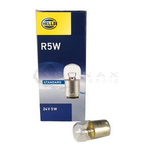 HELLA Žárovka 24V/  5W BA15s  R5W