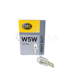 HELLA Žárovka 24V/  5W W2,1x9,5d  W5W