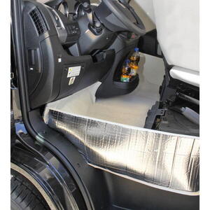 Hindermann Izolační rohož pod nohy béžová Fiat Ducato (05/2014 – ...) tvar vany, s držákem