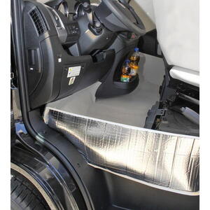 Hindermann Izolační rohož pod nohy světle šedá Fiat Ducato (05/2014 – ...) tvar vany, s dr