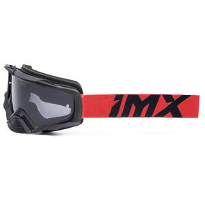 IMX DUST BLACK MATT/RED brýle - sklo DARK SMOKE + CLEAR (2 SZYBY W ZES