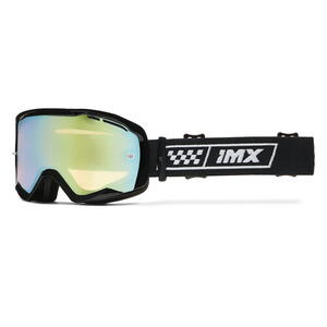 IMX ENDURANCE RACE BLACK GLOSS/WHITE brýle - sklo IRIDIUM GOLD + CLEAR