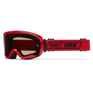 IMX ENDURANCE RACE RED GLOSS/RED brýle - sklo DARK SMOKE + CLEAR (2 SZ