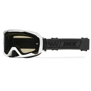 IMX ENDURANCE RACE WHITE GLOSS/BLACK brýle - sklo DARK SMOKE + CLEAR (