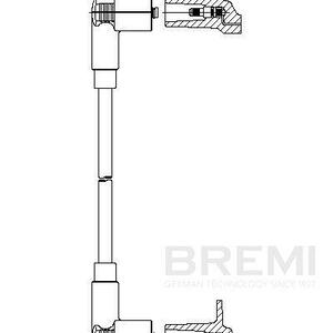 Kabel zapalovací svíčky BREMI 114/75-BREMI