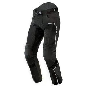Kalhoty na motorku Ozone Jet II, černé textilní letní kalhoty 4XL