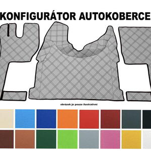 KONFIGURÁTOR koberce (č.3) - DAF XF 105 r.v. 2006-2013 - manuál