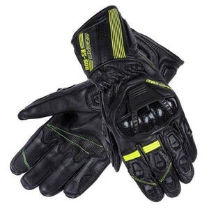 Kožené rukavice Ozone RS600, žluté černé sportovní rukavice M