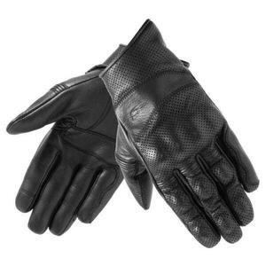 Kožené rukavice Ozone Stick Custom II CE, černé rukavice na motorku 3X