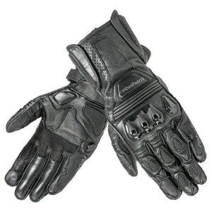 Kožené rukavice Rebelhorn Blaze PRO černé rukavice na motorku XL