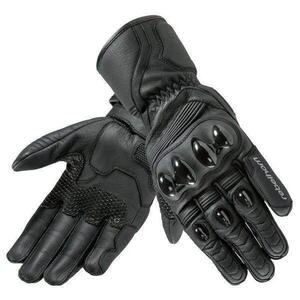 Kožené rukavice Rebelhorn Trip ST, černé rukavice na motorku 3XL