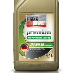 Maxxpower Premium 10W-40 1000ml motorový olej polosyntetický