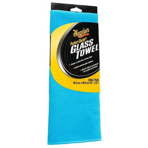Meguiar's Perfect Clarity Glass Towel - mikrovláknová utěrka na okna a skla, 40 cm x 40 cm