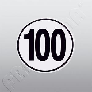 Menbaa Nálepka rychlostní limit 100