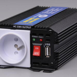Měnič napětí 24V / 230V - 300W trvale + USB výstup