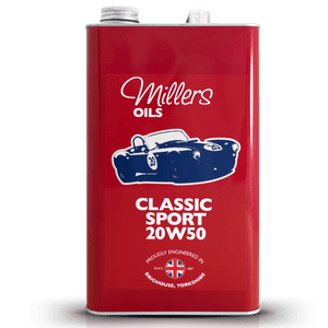 MILLERS OILS Classic Sport Pistoneeze 20W50, motorový polosyntetický, olej (v plechovém re