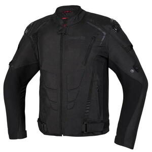 Moto bunda Ozone Pulse, černá textilní bunda 3XL