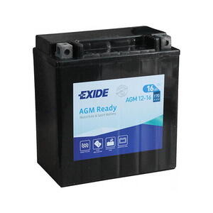 Motobaterie EXIDE BIKE AGM Ready 16Ah, 12V, AGM12-16