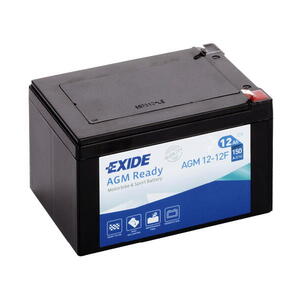 Motobaterie EXIDE BIKE AGM Ready AGM12-12F, 12V, 12Ah, 150A