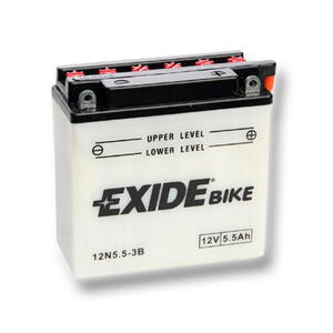 Motobaterie EXIDE BIKE Conventional 5,5Ah, 12V, 12N5.5-3B