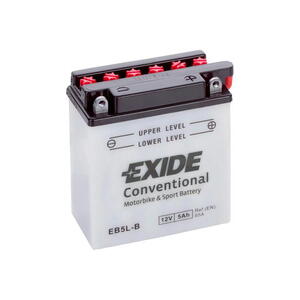Motobaterie EXIDE BIKE Conventional 5Ah, 12V, 12N5-3B / EB5L-B