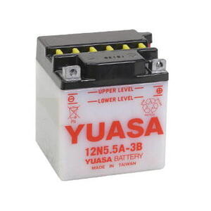 Motobaterie YUASA (originál) 12N5,5A-3B, 12V, 5.5Ah