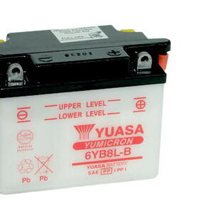 Motobaterie YUASA (originál) 6YB8L-B, 6V,  8Ah