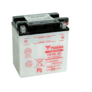 Motobaterie YUASA (originál) YB10L-B2, 12V,  11Ah