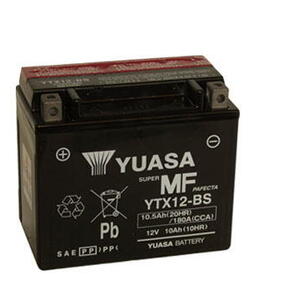 Motobaterie YUASA (originál) YTX12-BS, 12V,  10Ah