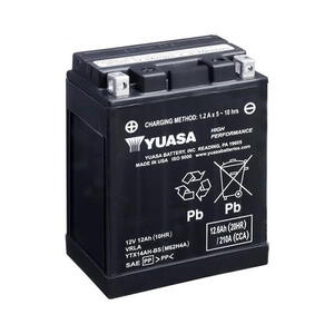 Motobaterie YUASA (originál) YTX14AH-BS, 12V,  12Ah