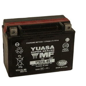 Motobaterie YUASA (originál) YTX15L-BS, 12V,  13Ah