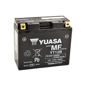 Motobaterie YUASA YT12B (factory activated), 12V, 10Ah