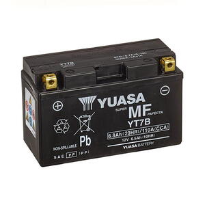 Motobaterie YUASA YT7B (factory activated), 12V, 6.5Ah