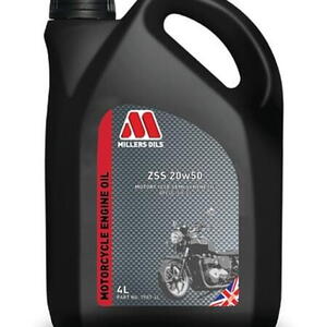 Motocyklový olej Millers Oils ZSS 20w50 4 L 54934 (Millers Oils olej pro motorky ZSS 20w50