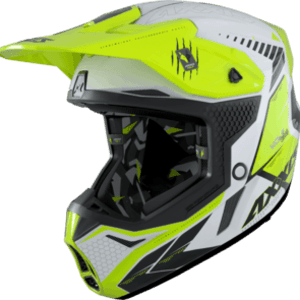 Motokrosová helma AXXIS WOLF ABS star track a3 lesklá fluor žlutá