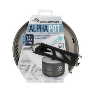 nádobí SEA TO SUMMIT Alpha Pot velikost: 1,9 litrů, barva: šedá