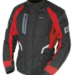 NERVE Spark červená cestovní motocyklová bunda na motorku 3XL
