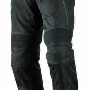 NERVE Spider černé textilní cestovní kalhoty s kšandama na motorku 3XL