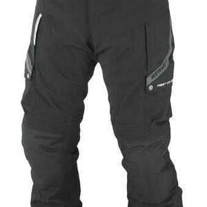 NERVE West Coast černé pánské textilní cestovní kalhoty na motorku XL